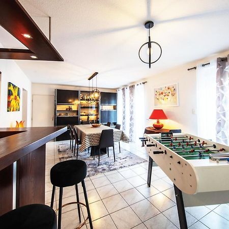 La Coquette ! Maison Au Coeur De La Bresse Avec Veranda Barbecue Garage Baby-Foot Et Barre De Son Exterior photo